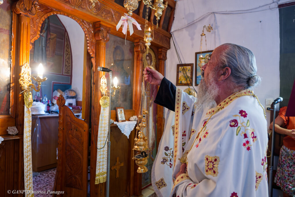 Great Vespers at The Church of Panaghia in Sabatiki, Kynourias for the Dormition of the Theotokos on Friday August 14th, 2026. Officiated by Fr. Nikolaos Zarokostas of Pragmateftis.