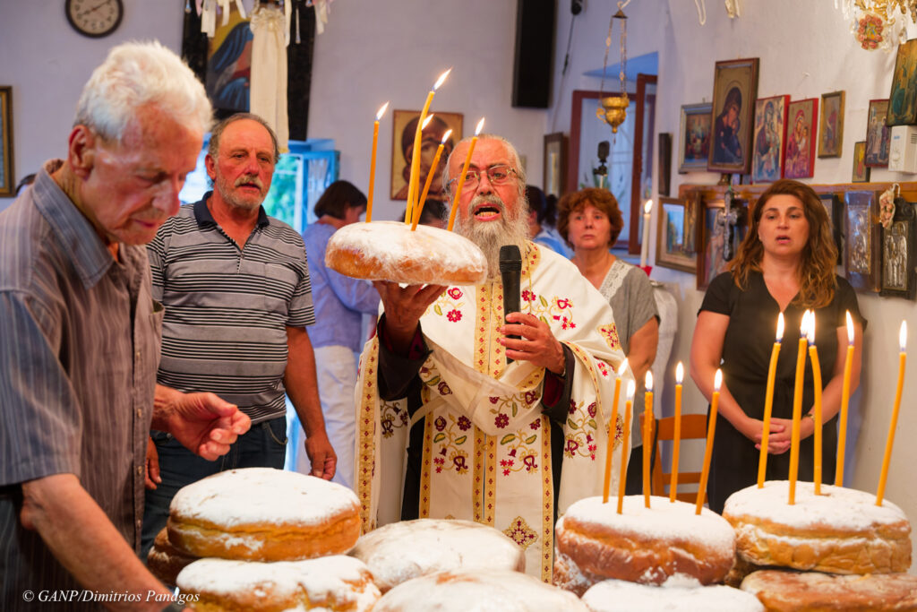 Great Vespers at The Church of Panaghia in Sabatiki, Kynourias for the Dormition of the Theotokos on Friday August 14th, 2026. Officiated by Fr. Nikolaos Zarokostas of Pragmateftis.