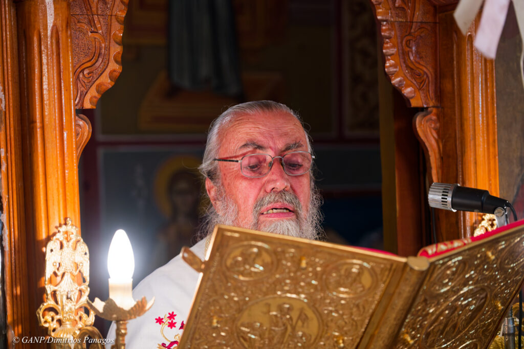 Great Vespers at The Church of Panaghia in Sabatiki, Kynourias for the Dormition of the Theotokos on Friday August 14th, 2026. Officiated by Fr. Nikolaos Zarokostas of Pragmateftis.